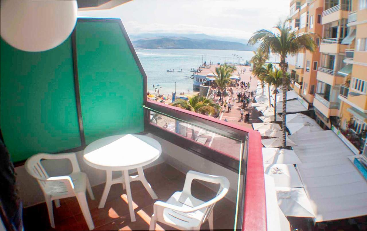 Apartamento Con Balcon En La Playa De Las Canteras ลาสปัลมาส เด กรานคานาเรีย ภายนอก รูปภาพ
