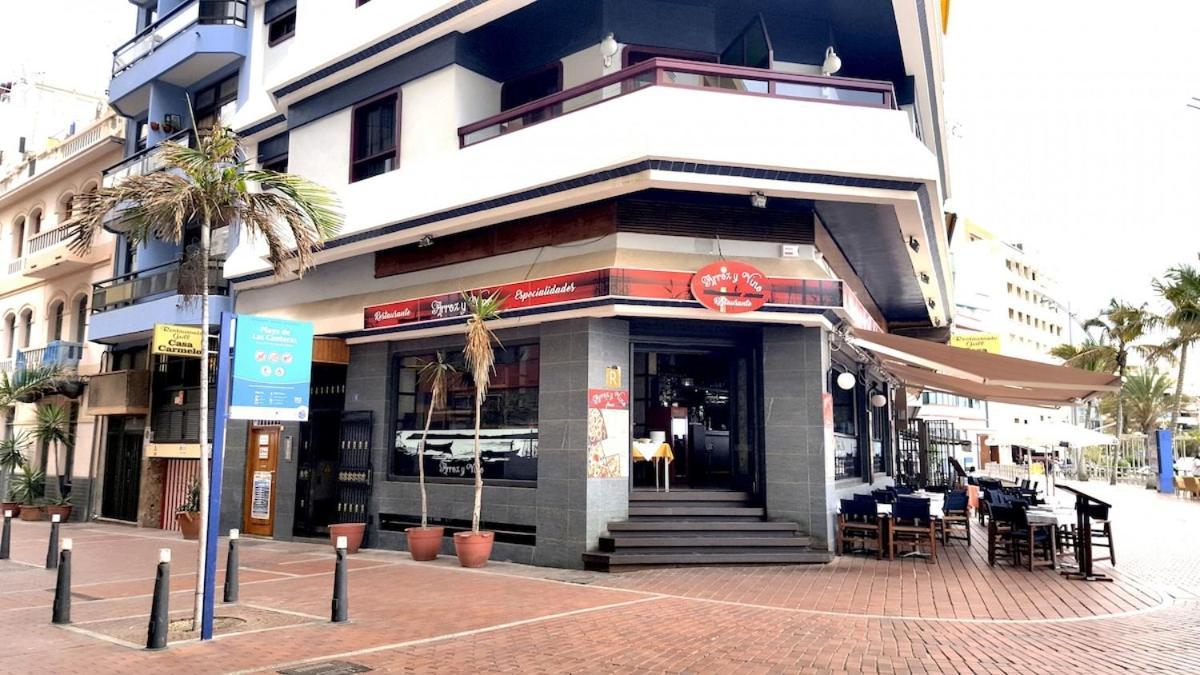 Apartamento Con Balcon En La Playa De Las Canteras ลาสปัลมาส เด กรานคานาเรีย ภายนอก รูปภาพ